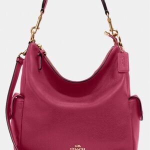 Coach Pink Leather Women's Bag and Wallet